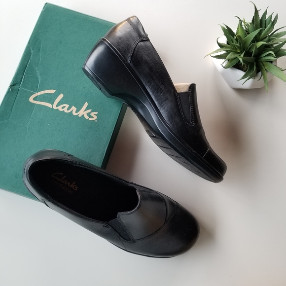 Clarks Bendables Women's Size 7M May Ivy Black New - Picture 1 of 14